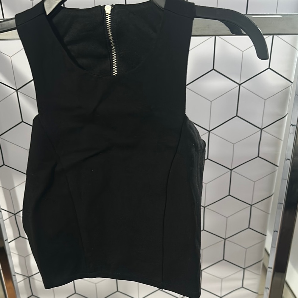 Elegant Black Sleeveless Top